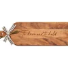 Acacia Bevel Board Long w/ Gold Spreader & Ribbon | To Have And To Hold | 20 x 7"-Maple Discount