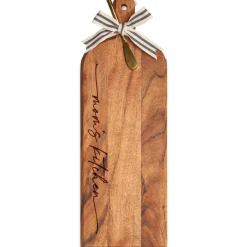 Acacia Bevel Board with Long Handle | Mom's Kitchen | 20 x 7"-Maple Outlet