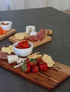 Acacia Bevel Board with Long Handle | Personalized | 20 x 7"-Maple Discount