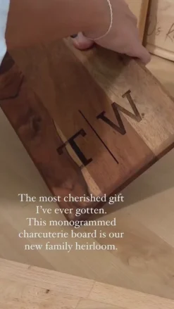 Acacia Bevel Board with Long Handle | Personalized | 20 x 7"-Maple Discount