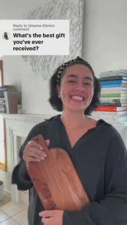 Acacia Bevel Board with Long Handle | Personalized | 20 x 7"-Maple Discount