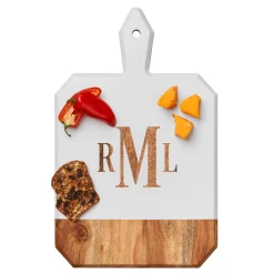Acacia Heirloom Board Rectangle In White Color | Personalize | 16 x 10"-Maple Best