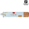 Acacia Heirloom Board w/ Handle Skinny in Light Blue Color | Personalized | 34 X 6"-Maple Discount