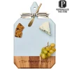 Acacia Heirloom Board w/ Handle Rectangle in Light Blue Color | Personalize | 16 x 10"-Maple Best