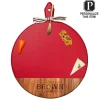 Acacia Heirloom Board w/ Handle Round In Red Color | Personalize | 20 x 16"-Maple Fashion