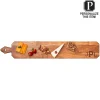 Acacia Heirloom Board w/ Handle Skinny | Personalized | 34 X 6"-Maple Sale