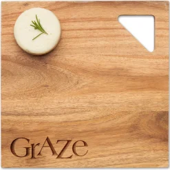 Acacia Modern Geo Square | Graze | 12 x 12"-Maple Outlet