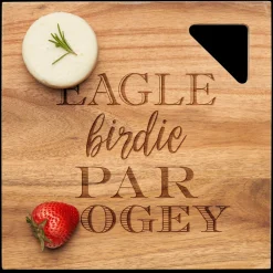 Acacia Modern Geo Square | Eagle Birdie | 12 x 12"-Maple New