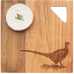 Acacia Modern Geo Square | Pheasant | 9 x 9"-Maple Discount