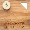 Acacia Modern Geo Square | Season's Greetings | 12 x 12"-Maple Sale