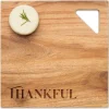 Acacia Modern Geo Square | Thankful | 12 x 12"-Maple Discount