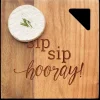 Acacia Modern Geo Square | Sip Sip Hooray | 9 x 9"-Maple Sale