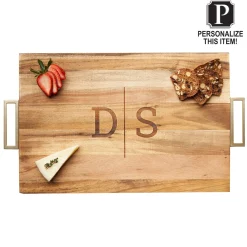 Acacia Modern Rectangle | Personalize | 18" x 12"-Maple New