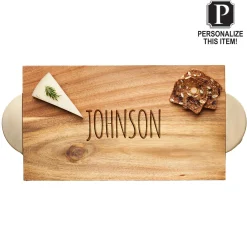 Acacia Modern Rectangle | Personalize | 14" x 8"-Maple Online