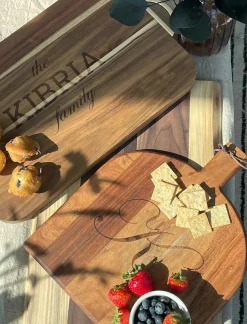 Acacia Modern Rectangle with Rounded Corners | Personalize | 18" x 12"-Maple Discount