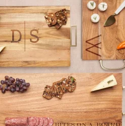 Acacia Modern Rectangle with Rounded Corners | Personalize | 18" x 12"-Maple Discount