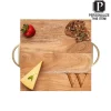 Acacia Modern Square | Personalize | 12" x 12"-Maple Fashion