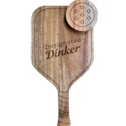 Acacia Pickleball Board | Designated Dinker | 16 x 9"-Maple Online