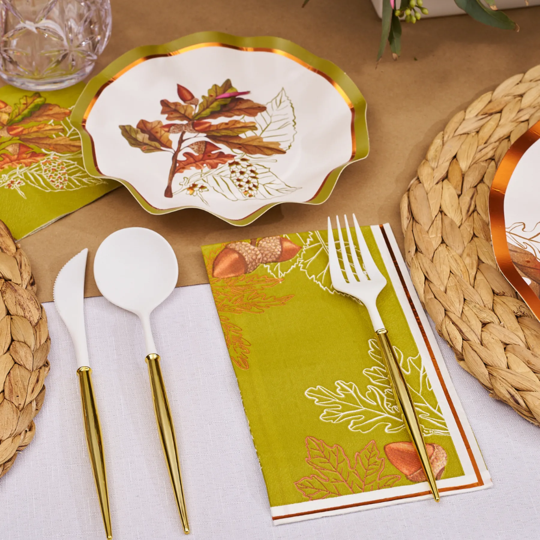 Acorn and Oak Appetizer/Dessert Bowl/8pk-Sophistiplate Discount