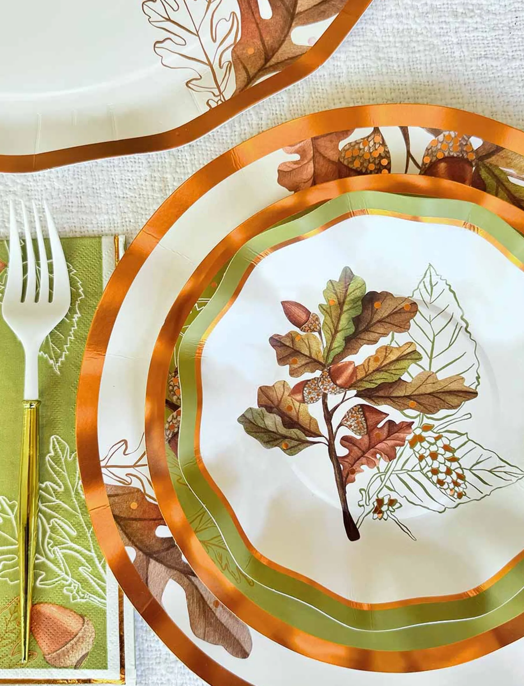 Acorn and Oak Appetizer/Dessert Bowl/8pk-Sophistiplate Discount