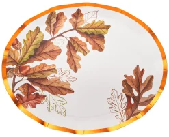 Acorn and Oak Platter Plate/8pk-Sophistiplate Discount