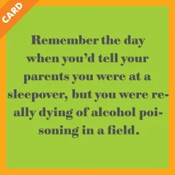 Alcohol Poisoning Card-Drinks On Me Clearance