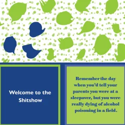 Alcohol poisoning Napkin-Drinks On Me Coasters Best