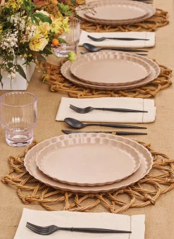 All Black Bella Assorted Plastic Cutlery/36pc, Service for 12-Sophistiplate Fashion