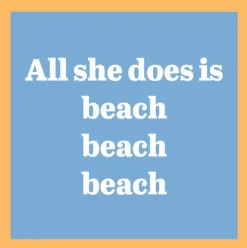 All She Does Coaster-drinksonmecoasters Clearance