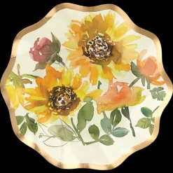 Appetizer/Dessert Bowl Sunflower Foil/8pk-Sophistiplate Clearance