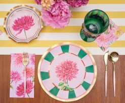 Appetizer/Dessert Bowls Dahlia Garden/8pk-Sophistiplate Best