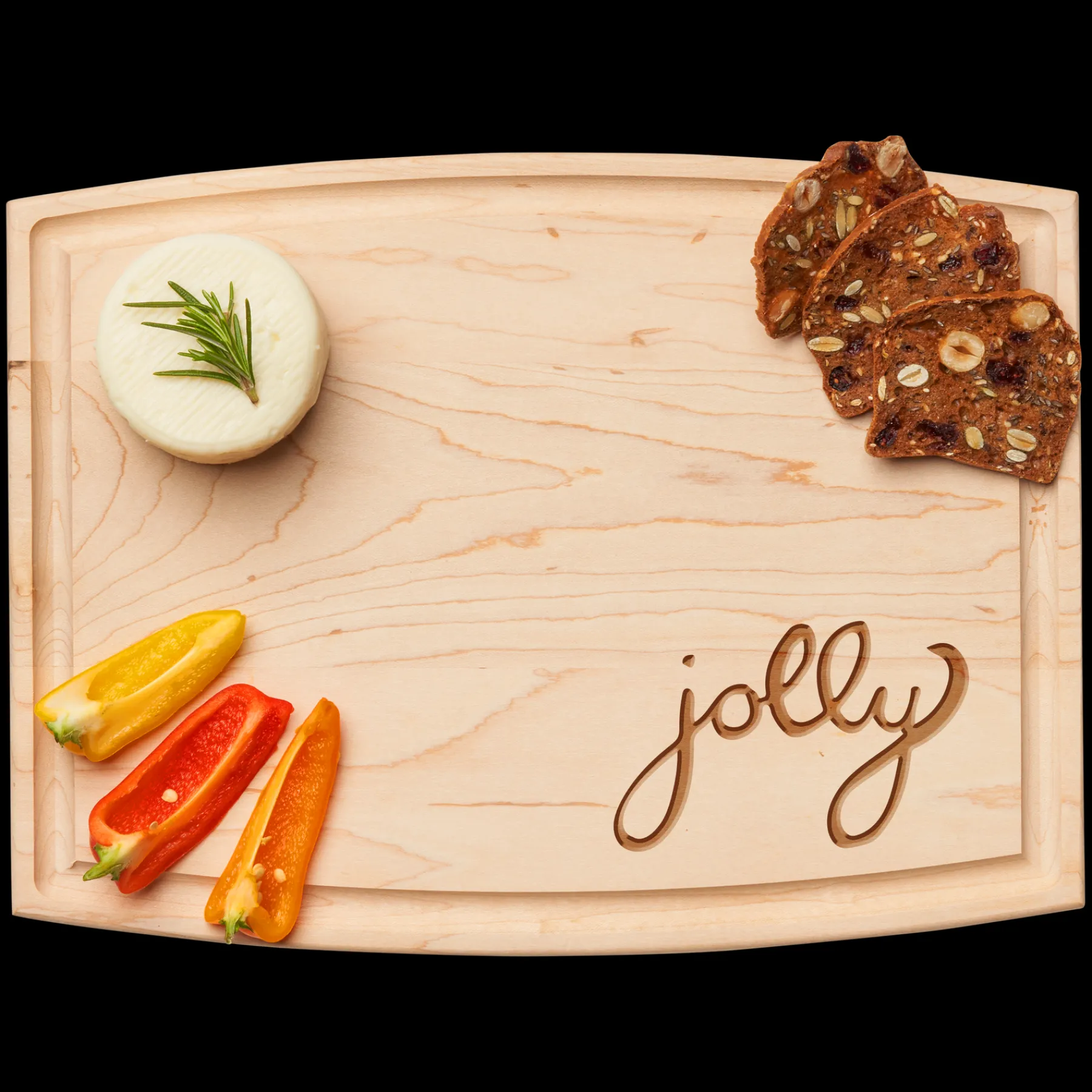 Arched Artisan Board | Jolly | 12 x 9"-Maple Outlet