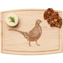 Arched Artisan Board | Pheasant | 12 x 9"-Maple Best