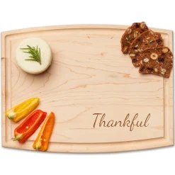 Arched Artisan Board | Thankful | 12 x 9"-Maple Online