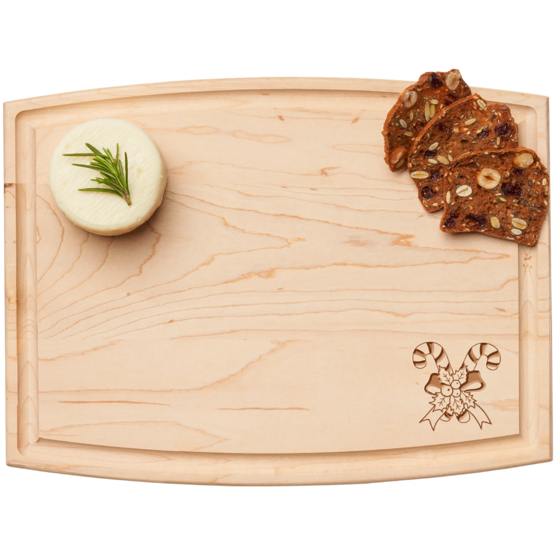 Arched Artisan Board | Candy Cane | 12 x 9"-Maple Discount