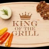 Arched Artisan Board | King of the Grill | 12 x 9"-Maple Outlet