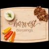 Arched Artisan Board | Harvest Blessings | 12 x 9"-Maple Online