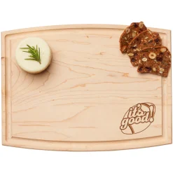 Arched Artisan Board | It's Good! Football | 12 x 9"-Maple Hot