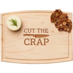 Arched Artisan Board | Cut the Crap | 12 x 9"-Maple Outlet