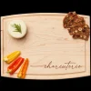 Arched Artisan Board | Charcuterie Script | 12 x 9"-Maple Hot