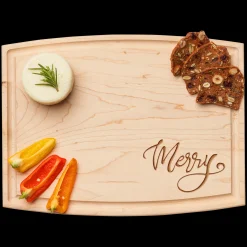Arched Artisan Board | Merry | 12 x 9"-Maple New