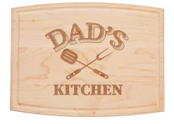 Arched Artisan Board | Dad's Kitchen | 12 x 9"-Maple Discount
