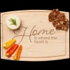Arched Artisan Board | Home is where the heart is | 12 x 9"-Maple Sale