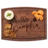 Arched Artisan Walnut Board | Hello Pumpkin | 12 x 9"-Maple Hot