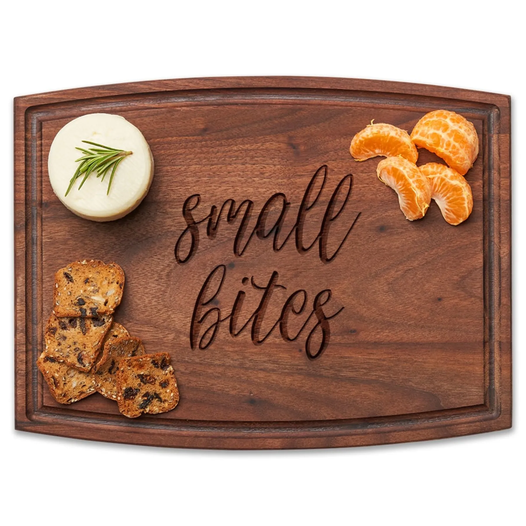 Arched Artisan Walnut Board | Small Bites | 12 x 9"-Maple Sale