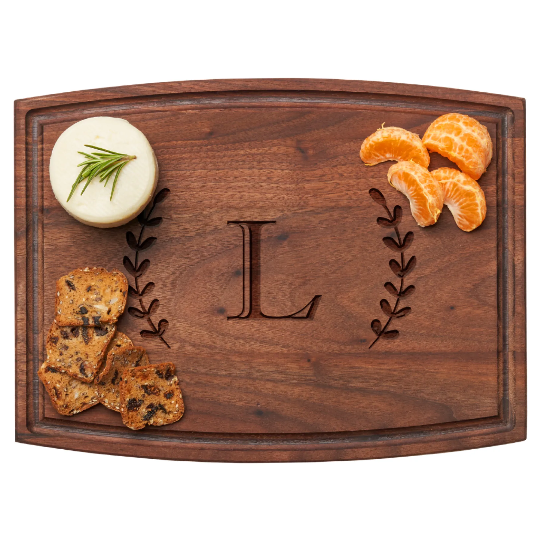 Arched Artisan Walnut Board | Personalized | 12 x 9"-Maple Clearance