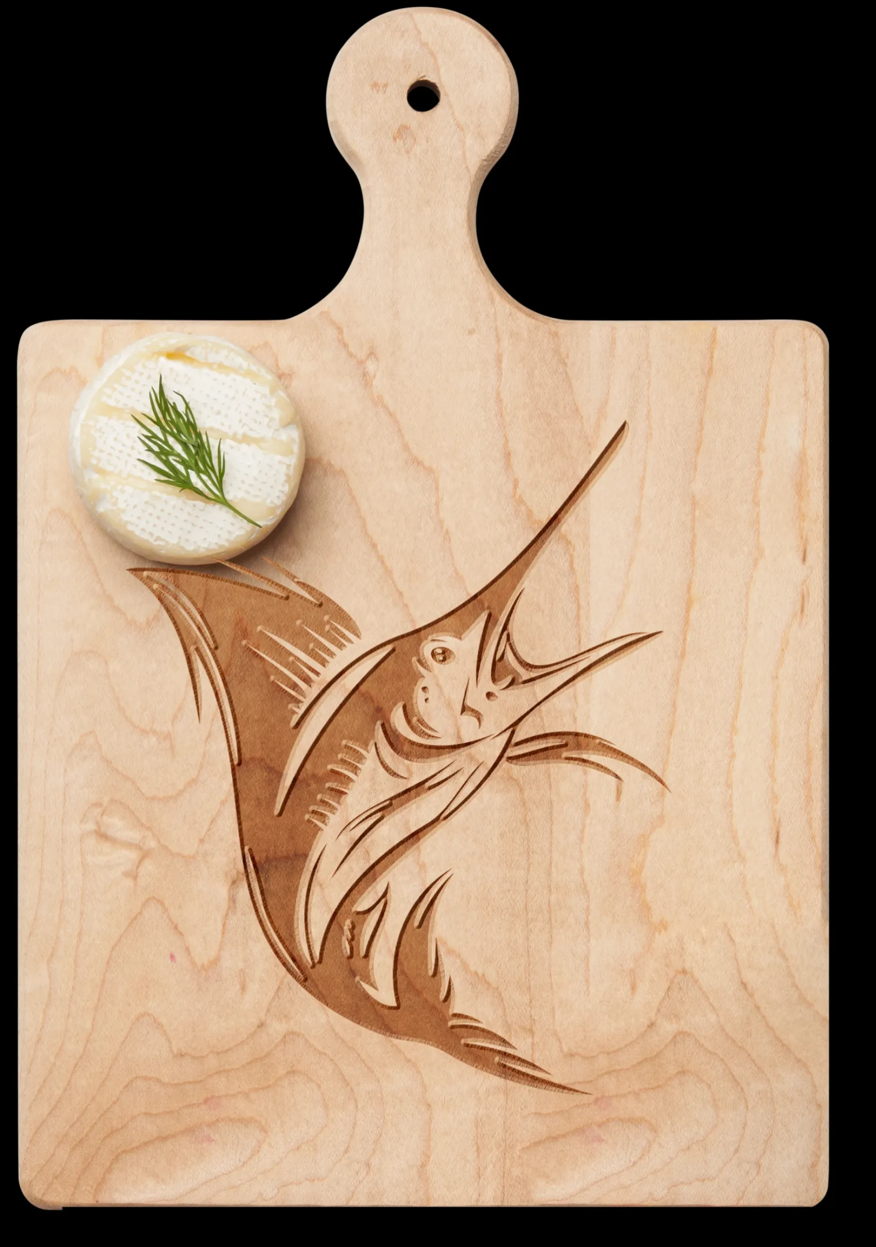 Artisan Paddle | Marlin | 9 x 6"-Maple New