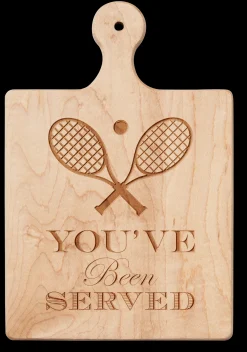 Artisan Paddle Board | You've Been Served | 9" x 6"-Maple Clearance