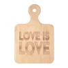 Artisan Paddle Board | Love is Love | 12 x 8"-Maple Hot
