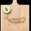 Artisan Paddle Board | Whale | 9" x 6"-Maple Outlet